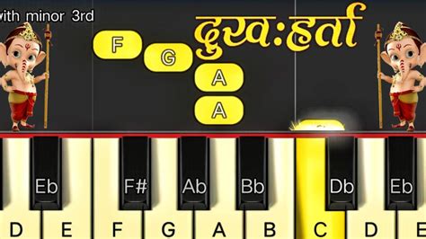 Jai Ganesh Deva Ganesh Aarti Piano Notes Youtube