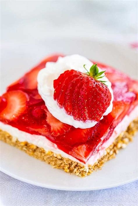 Strawberry Pretzel Salad Make Ahead Friendly Julies Eats And Treats