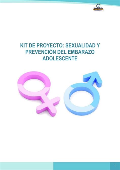 Kit De Sexualidad Y Prevención Del Embarazo Adolescente Pdf