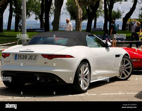 Jaguar F Type White Convertible