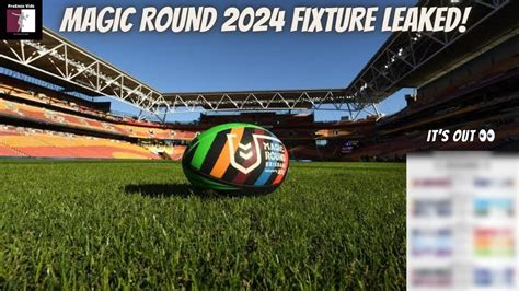 Nrl Magic Round Fixture Officially Leaked Youtube