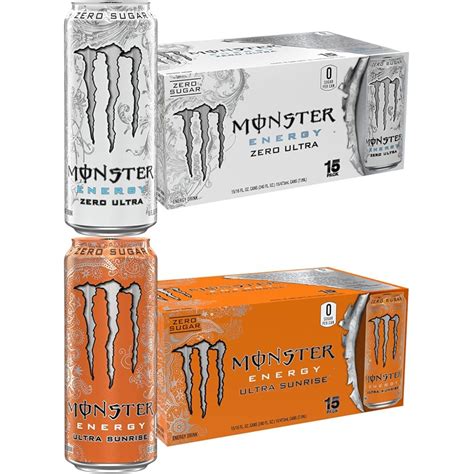 Monster Energy Zero Ultra 16oz Pack Of 15 Monster