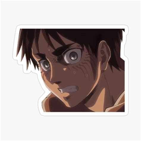 Attack On Titan Eren Stickers Anime Stickers Laptop Stickers Anime