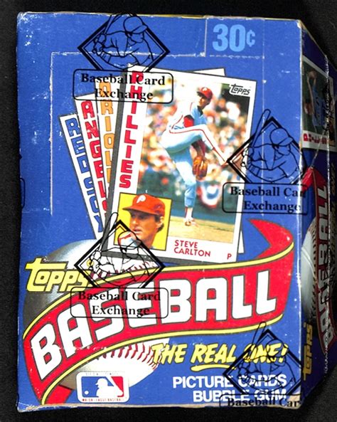 Lot Detail 1984 Topps Baseball Wax Box W 36 Packs Possible Don