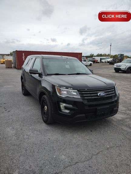 2016 Ford Explorer Police Interceptor Utility Suv Rideau Auctions