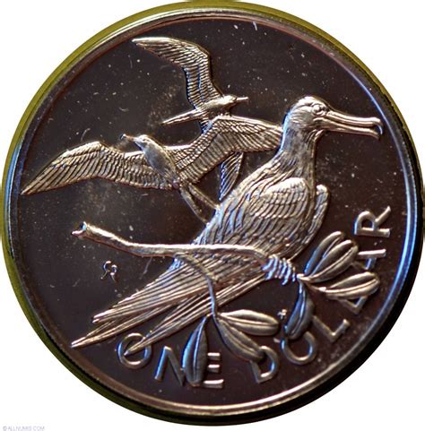 1 Dollar 1973 British Colony 1973 British Virgin Islands Coin