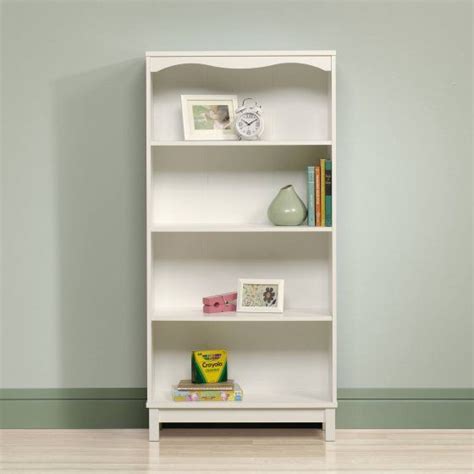 Sauder Storybook 4 Shelf Bookcase Soft White Finish