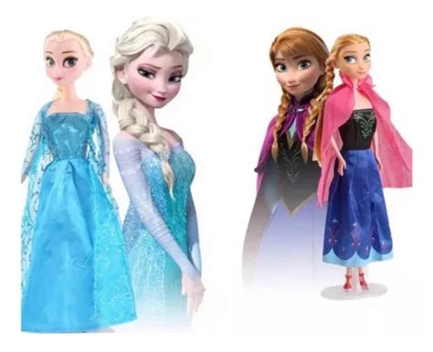 Kit 2 Boneca Anna E Elsa Frozen 30cm Musical Frete Grátis Frete grátis