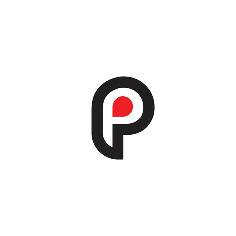 Letter P Pixel Logo Design Element Vector Art At Vecteezy