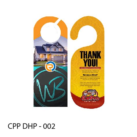 Door Hangers Printing Custom Printed Door Hanger