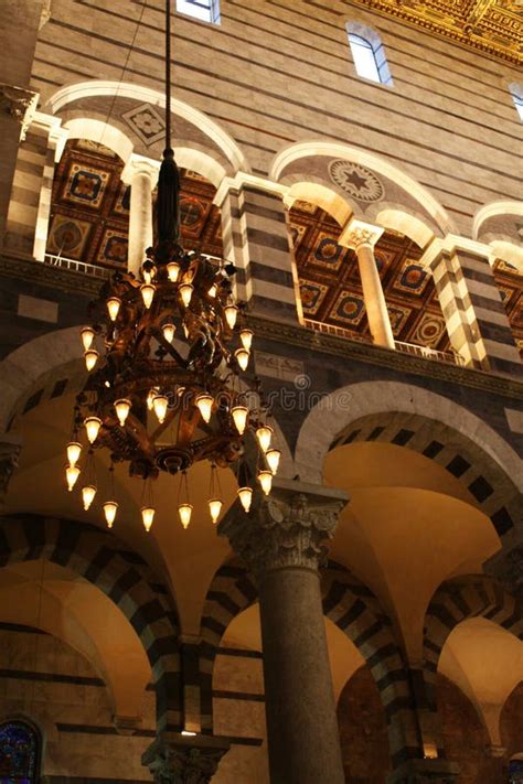 Pisa Cathedral Interior Italy. Stock Image - Image of building ...