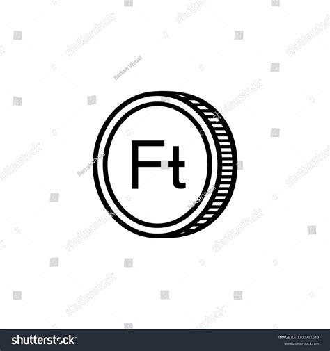 Hungary Currency Icon Symbol Hungarian Forint Stock Vector Royalty