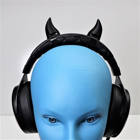 Small Demon Horns For Headphones Headset Devil Oni Ogre Etsy