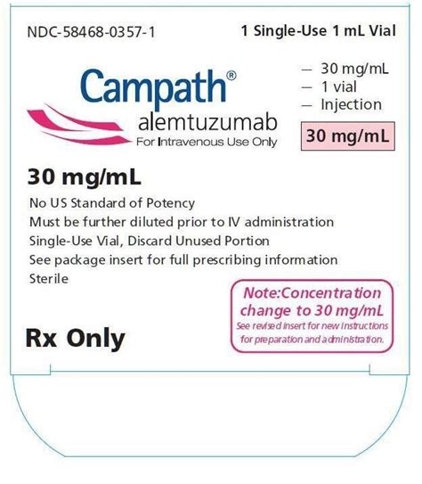 Campath FDA Prescribing Information Side Effects And Uses