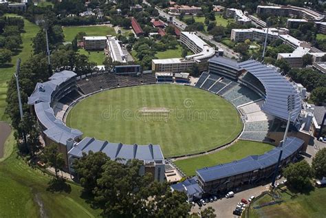 Wanderers Cricket Stadium - Aerial View Stock Photo - Image of gauteng, sport: 13559990