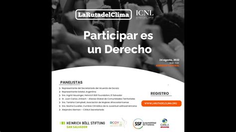 Evento Virtual Participar Es Un Derecho Youtube