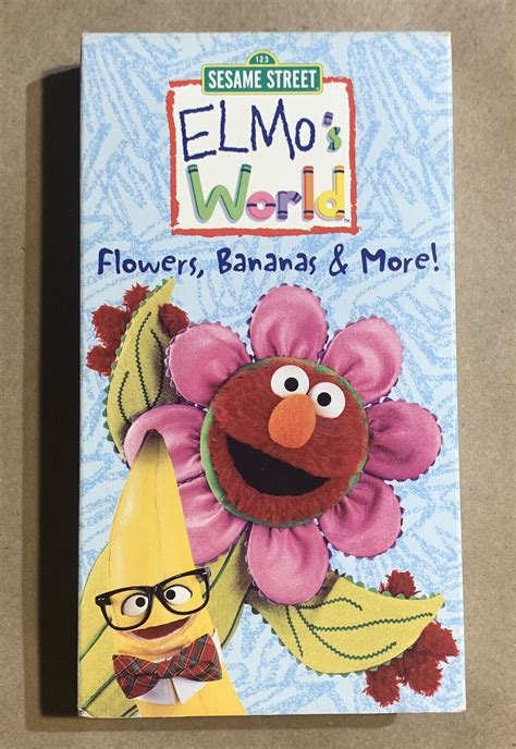 Sesame Street Elmo’s World Vhs Cassette Grelly Usa