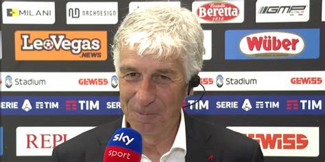 Gasperini E La Frase Sul Napoli In Diretta Tv