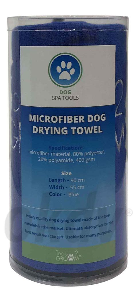 Serviette Microfibre De Bain Tools Groom Pour Chien