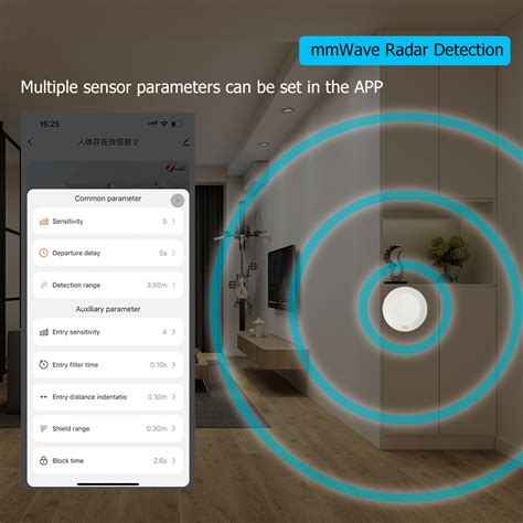Zre Msncr Zigbee G Mmwave Radar Human Body Presence Motion Sensor For
