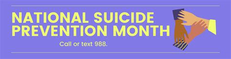 September Is National Suicide Prevention Month