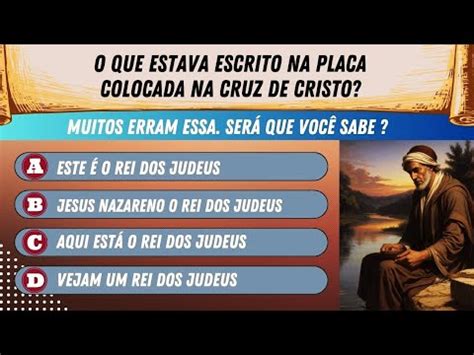 Quiz Biblico Um Desafio Para Testar Seu Conhecimento Perguntas De