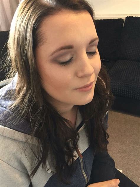 Airbrush Makeup With Cut Crease And Nude Lip