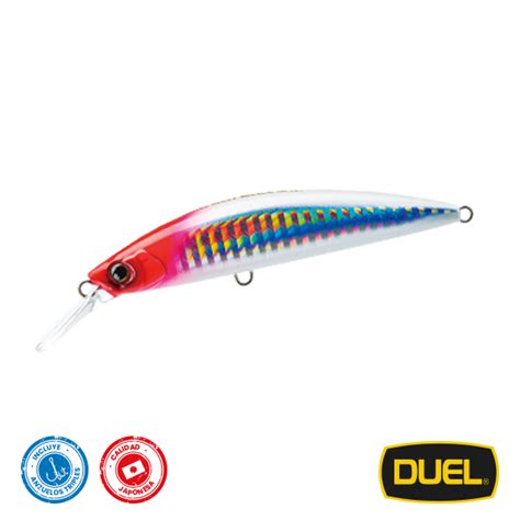 Señuelo minnow DUEL HARDCORE S HRH Tienda de artículos de pesca deportiva en Peru