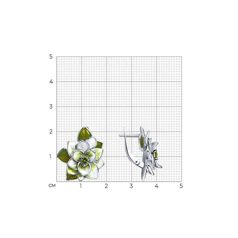 Sokolov Ohrringe Blume Aus 925 Silber Mit Zirkonia Und Emaille Online