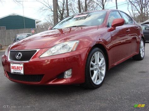 2007 Matador Red Mica Lexus Is 350 62097674 Photo 2 Car Color Galleries