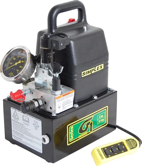 Enerpac G1171t Electric Hydraulic Torque Wrench Pump 42 Solenoid Valve 1 Gallon Usable Oil