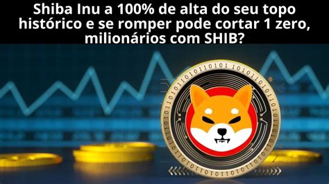 Shiba Inu Shib Sobe Pode Ir Buscar Seu Topo Hist Rico Nas