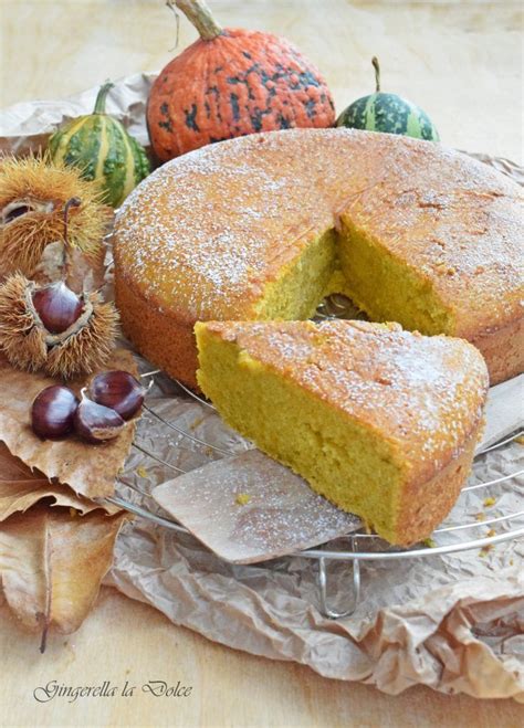 Torta Zucca Amaretti E Mandorle Gingerella La Dolce Ricette Di