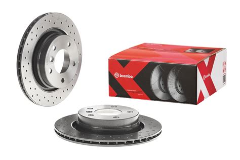 BMW Disc Brake Pad And Rotor Kit Rear 294mm Low Met Xtra Brembo