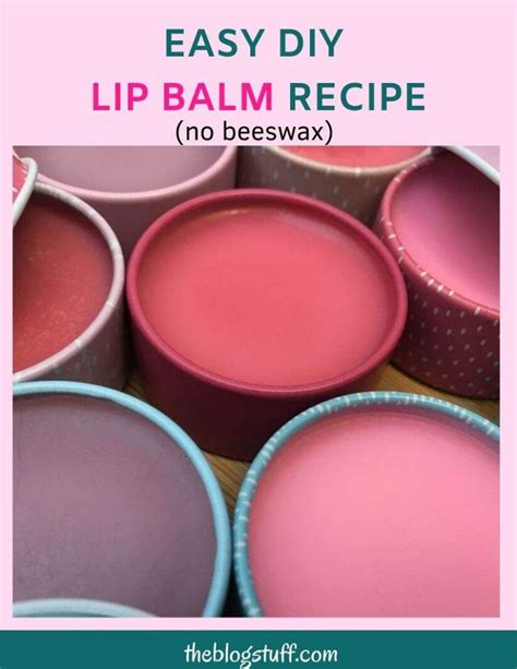 Easy Homemade Tinted Lip Balm Recipe In 3 Different Shades Great