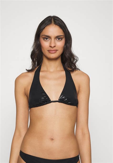 Calvin Klein Swimwear Bikini Augšdaļa Black Melns Zalando Lv