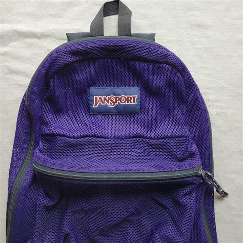 Vintage Jansport Mesh Backpack Amazing S Y K Depop