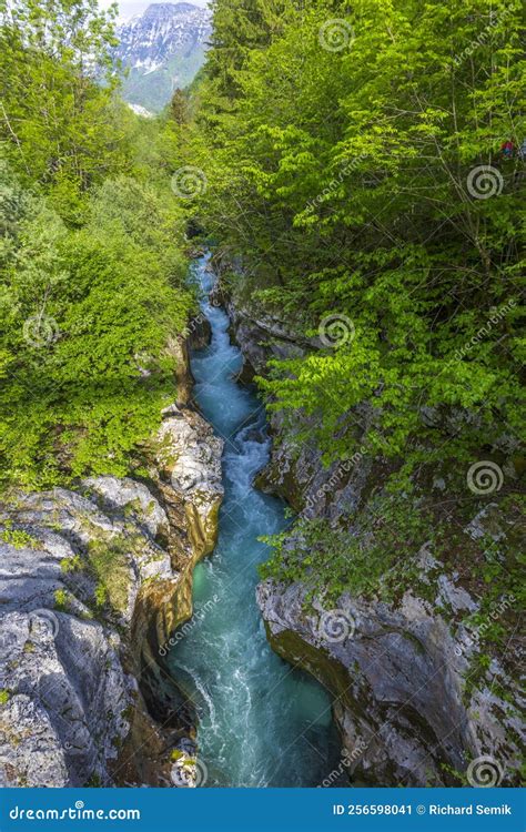 Velika Korita Or Great Canyon Of Soca River Bovec Slovenia Great