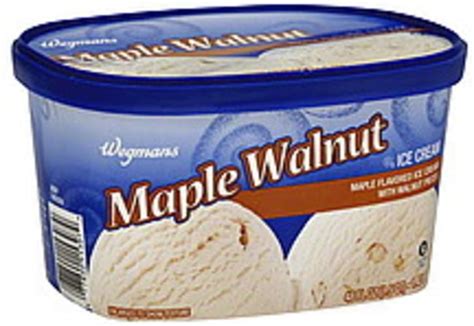 Wegmans Maple Walnut Ice Cream - 48 oz, Nutrition Information | Innit