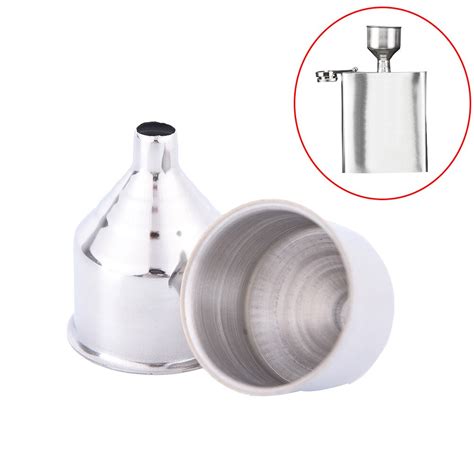 Mini Stainless Steel Small Mouth Funnels Wine Liquid Flask Funnel For