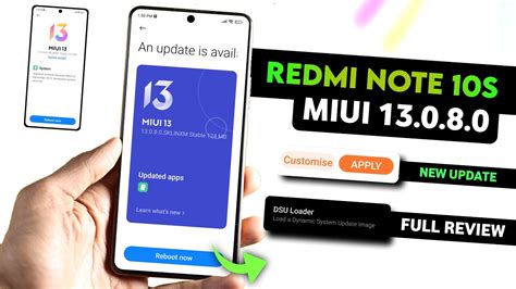 Redmi Note 10S New Update MIUI 13 0 8 0 Full Review Redmi Note 10S