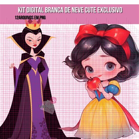 Branca De Neve Aquarela - 6