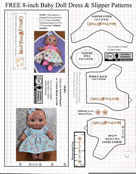 Please Visit Chellywood For Free Printable Sewing Patterns For