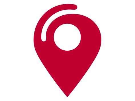 Red Map Pin Logo Template Vector Files Download | Logowik