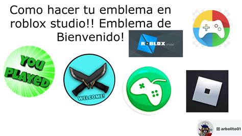 Como Hacer Un Emblema De Bienvenida Roblox Studio YouTube