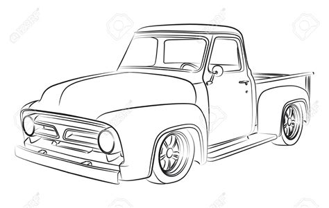 Lowrider Truck Drawing at GetDrawings | Free download