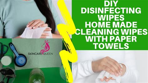 Homemade Antibacterial Cleaning Wipes With Paper Towels Diy