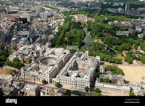 Aerial View From The Air Downing Street Hi Res Stock Photography And