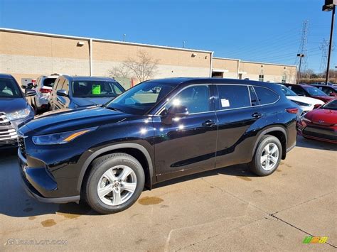 2021 Midnight Black Metallic Toyota Highlander L 140162081 Photo 4