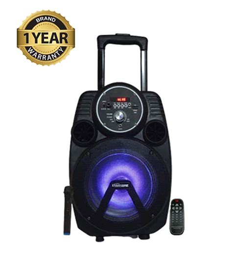 Buy Kamasonic Rechargeable Bluetooth Trolley Speaker TR-8480L With Wireless Microphone Online at ...